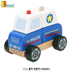 27208-비가(VIGA) 블럭경찰차 (V50201)