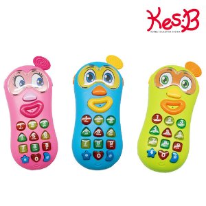 31948-[캐스B]플레이 빅스마일핸드폰(색상랜덤) 아기전화기 전화놀이 말하는전화기