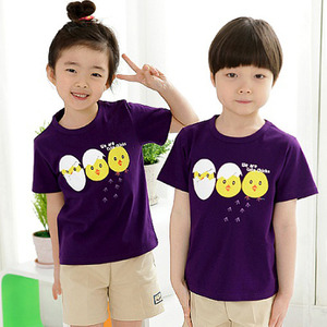 22221-[어린이날티셔츠]병아리 티셔츠(보라)-mire-i-교사용있음