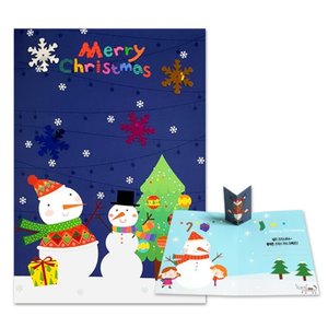 27802-[만들기]크리스마스 눈사람 입체카드 만들기