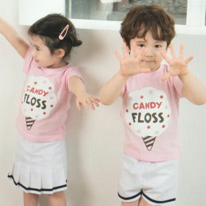 29969-솜사탕-핑크(상의:14000원/반바지:16000원 치마반바지:22000원) 어린이날티셔츠