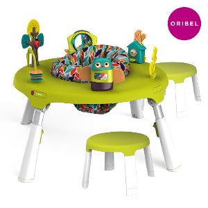 30851-[오리벨] 쏘서 투 테이블 그린 SET(의자 2개포함)[038008] 아기책상 바운서 바운스 멀티테이블