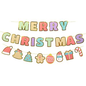 31653-크리스마스가랜드(오너먼트) /크리스마스파티데코 장식 성탄절 산타선물