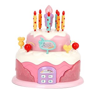 31693-[캐스B]플레이 해피2단케이크(2213) 생일케이크 촛불끄기 생일파티 케잌장난감