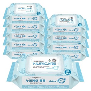 32424-주방행주티슈 70매X10팩 생분해원단/위생용품 단체선물 베이킹소다함유 살균
