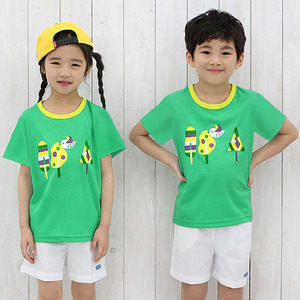 22189-[어린이날티셔츠]버드트리(초록) 티셔츠(기능성)-mire-i