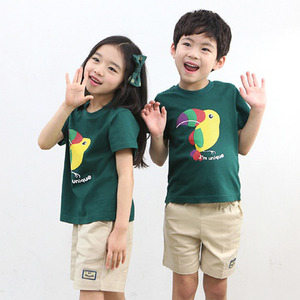 22193-[어린이날티셔츠]앵무새 티셔츠-mire-i-교사용있음